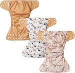 Baby Cloth Diapers One Size Adjustable Washable Reusable for Baby Girls and Boys - Image 3